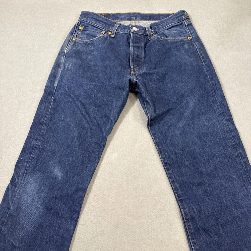 JEANS Levis 501‎ XX Men32X30  Button Fly Dark Blue Denim MENS  SEE PICS
